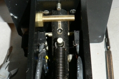 Interieur manette des flaps